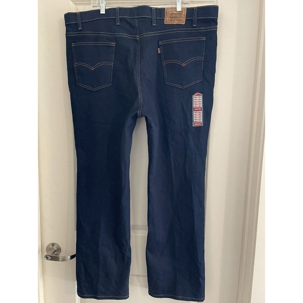 NEW Vintage 90s Levis 46x30 Mens Action Jeans 530 Brown Tab Made USA‎ Dark Blue